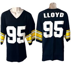 Greg Lloyd #95 Pittsburgh Steelers Vtg 1980s Mens 2XL Shirt Logo 7 Made USA
